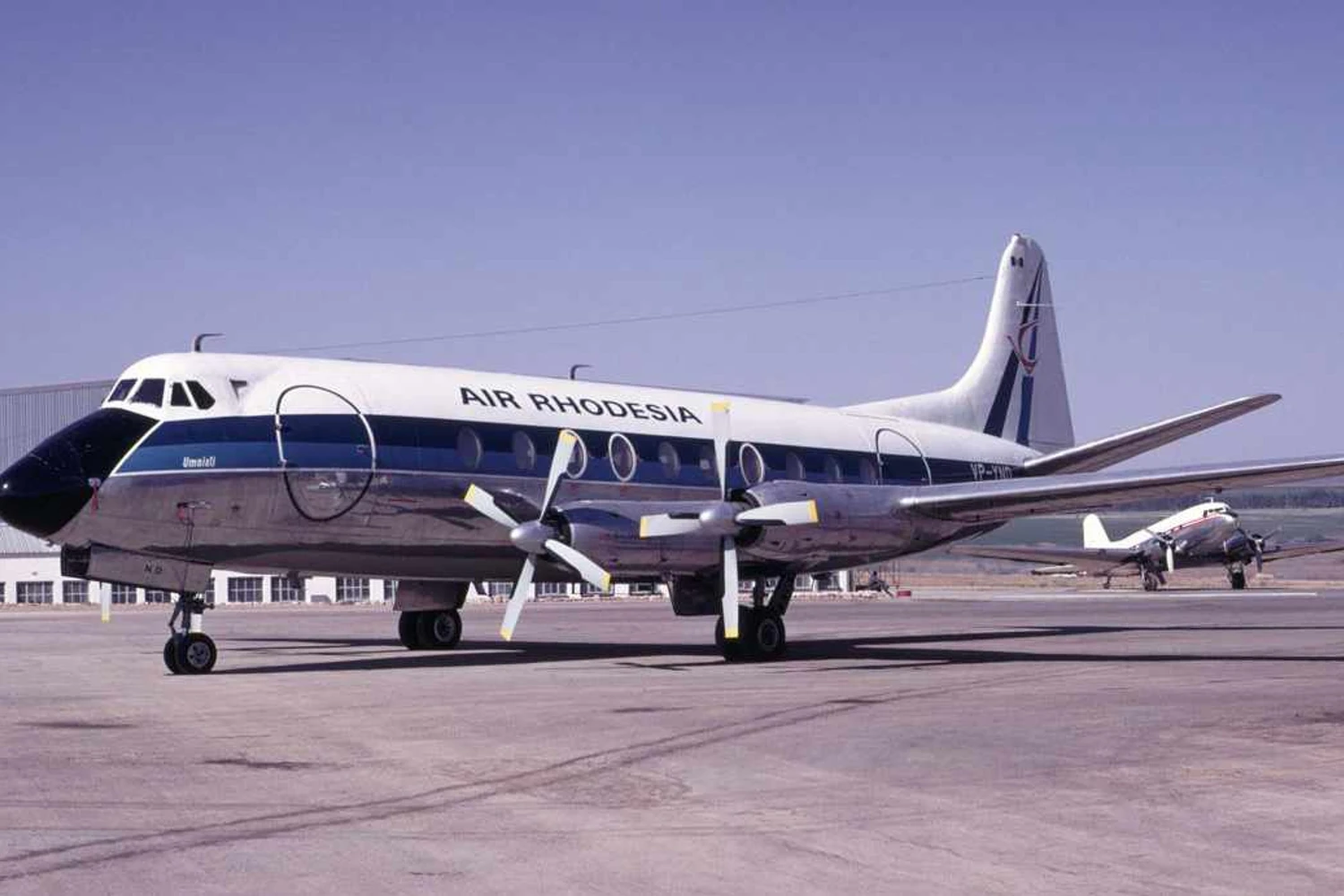 A Air Rhodesia perdeu dois Viscount em menos de cinco meses nos anos 1970 (Wemer Fischdick)