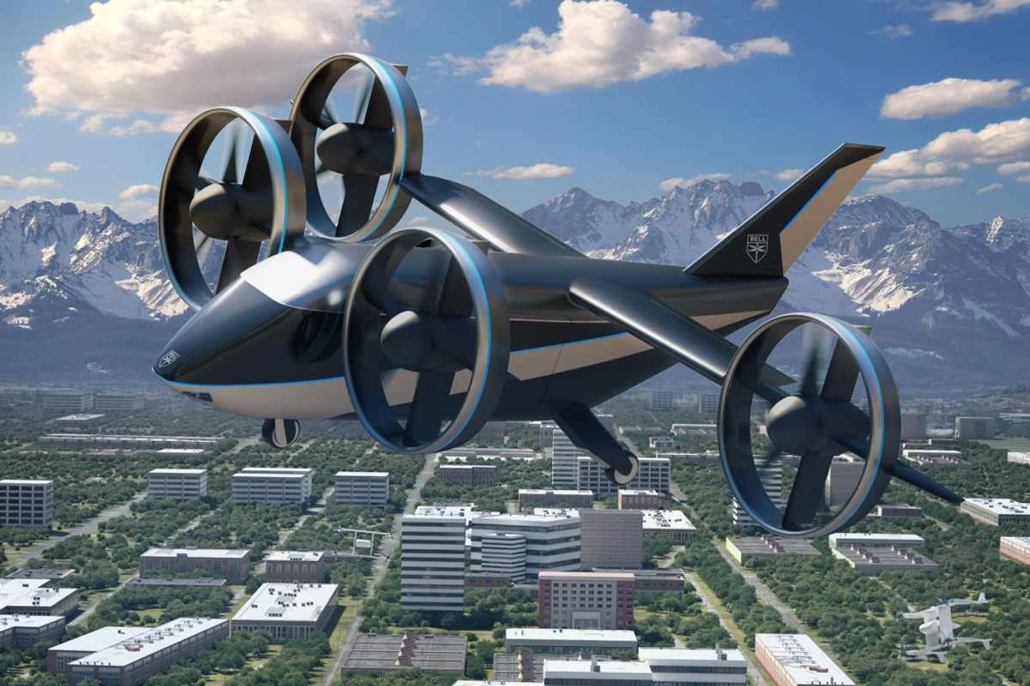The Nexus 4EX will be able to fly 60 miles with up to 5 passengers (Bell)