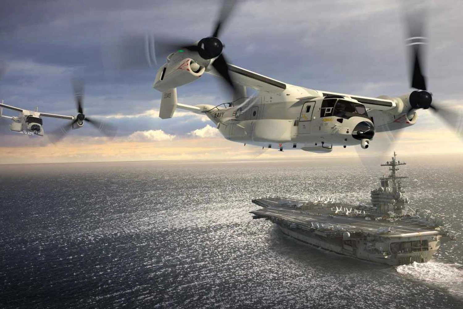 A US Navy receberá 48 unidades da aeronave tilt-rotor (Bell-Boeing)
