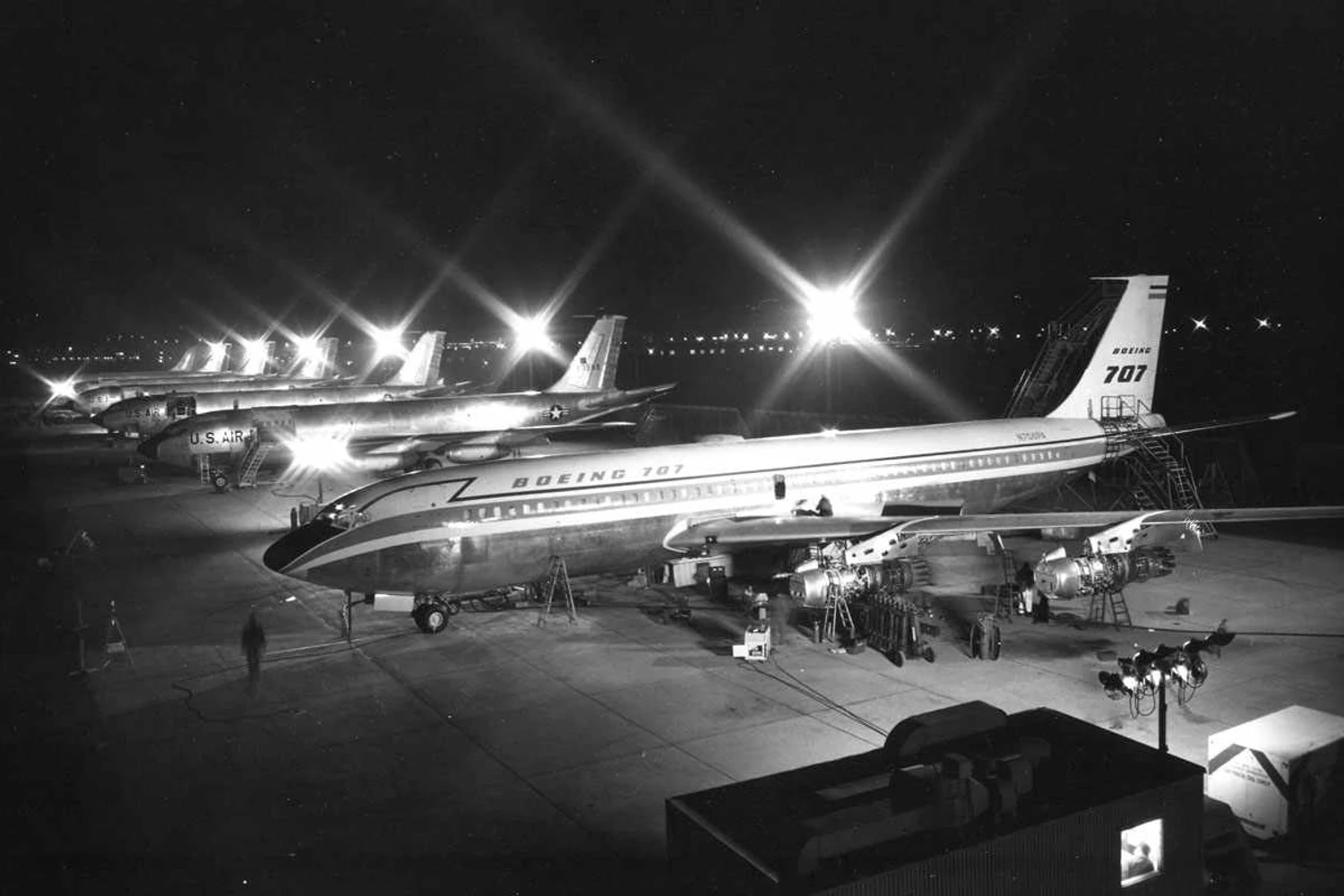 Boeing has not been out of orders in a month since 1962 when it only had one commercial jet in production, the 707 (Boeing)