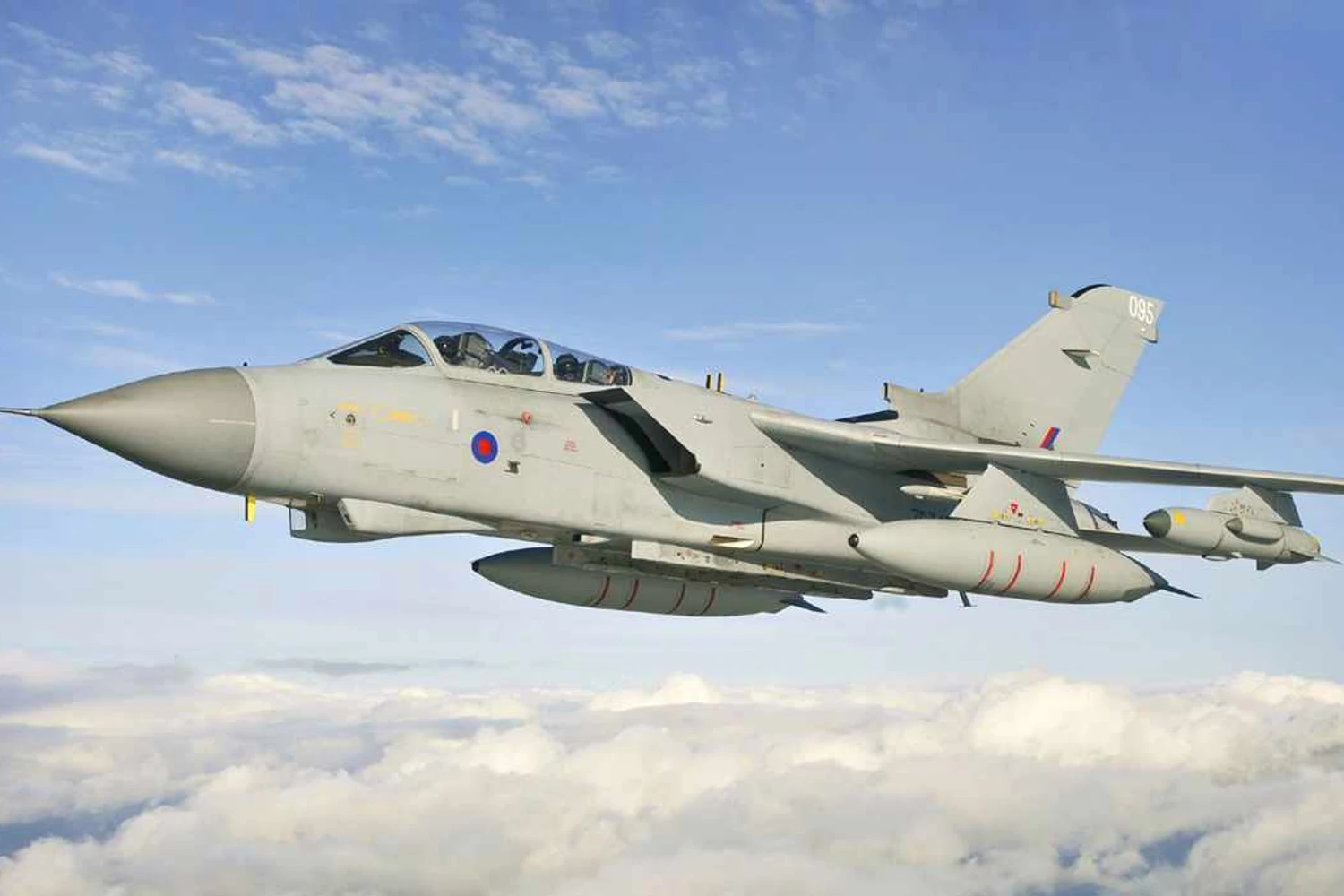 Os Tornado da RAF podem voar a mais de 2.400 km/h, mas por poucos minutos (RAF)
