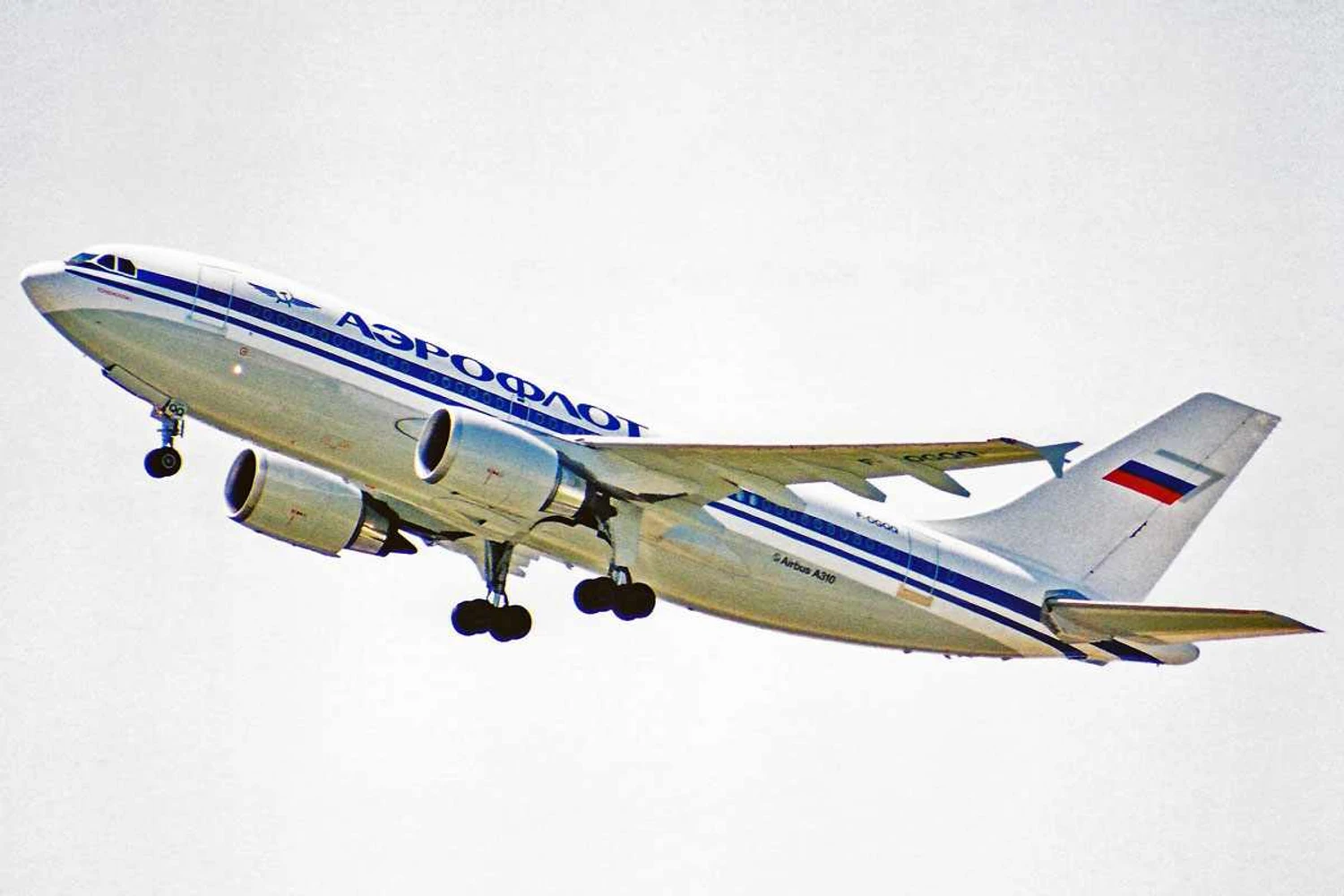 O Airbus A310 foi o primeiro jato comercial ocidental da Aeroflot, comprado no início dos anos 90 (Ken Fielding)