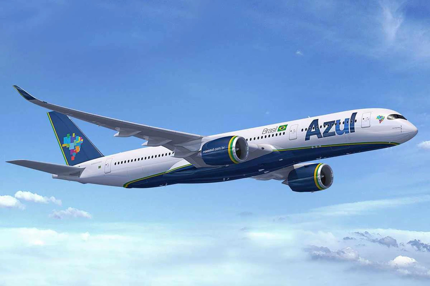 Crise na China pode fazer com que Azul fique com três A350 arrendados para a Hainan Airlines