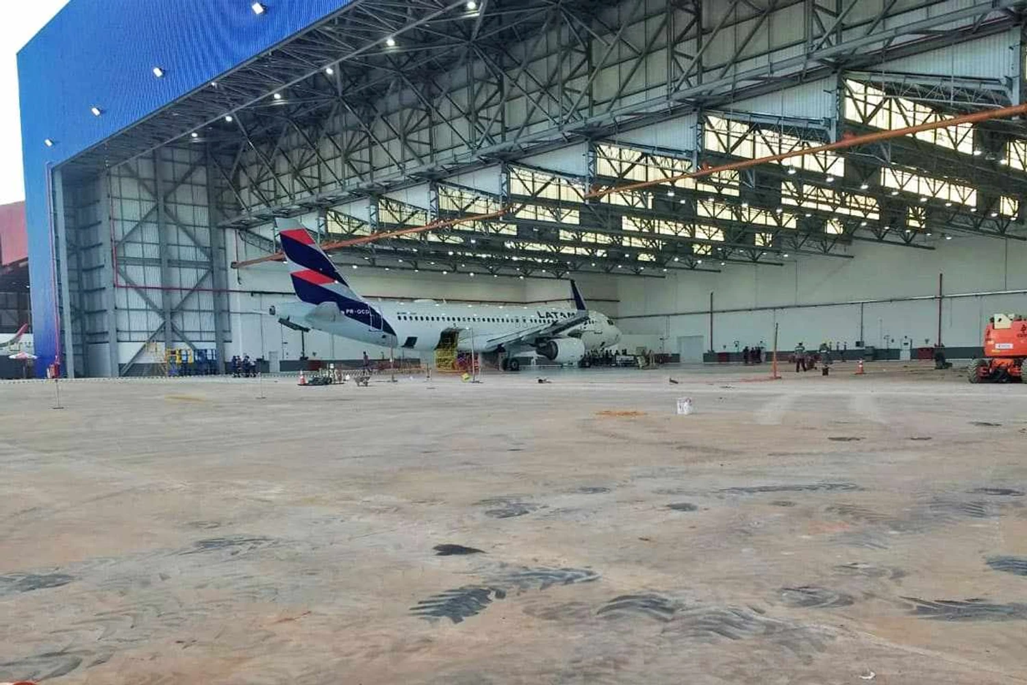 O MRO da LATAM em São Carlos (CPC Estruturas)
