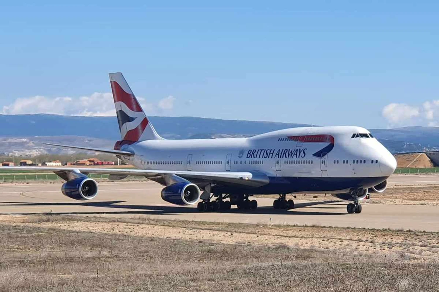 A British Airways enviou parte de seus 747-400 para a Espanha enquanto espera pela retomada de seus voos (Plata)