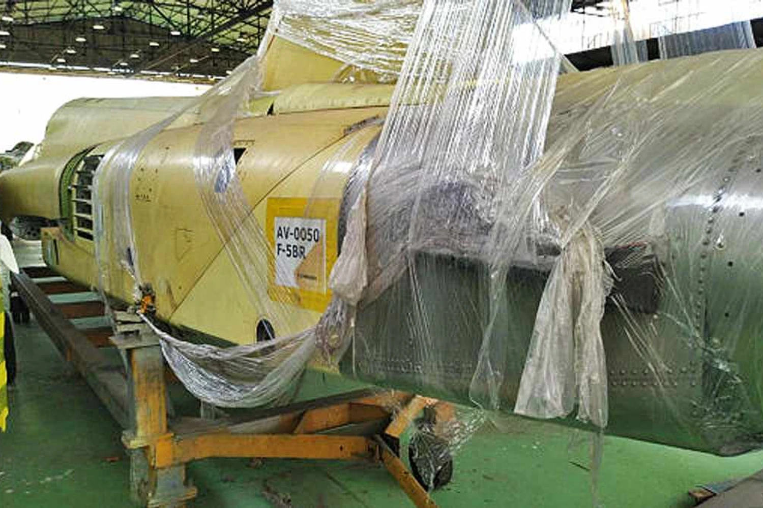 Brazilian Air Force F-5 airframe offered at auction (Joao Emilio)