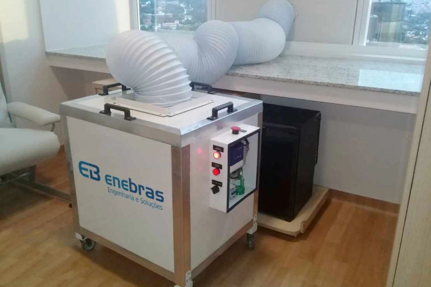 ATMUS: equipamentos controla a purificação de ar em leitos hospitalares (Enebras)