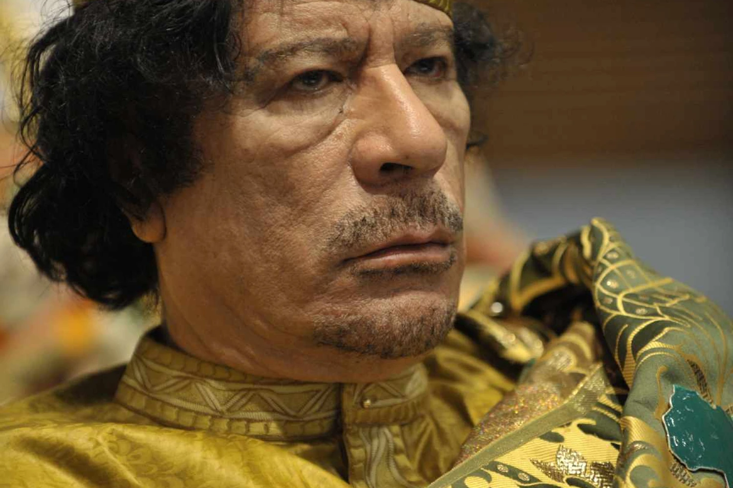 Brasil era contra os comunistas, mas mantinha fortes relações com o ditador Muhamar Kadhafi (Domínio Público)