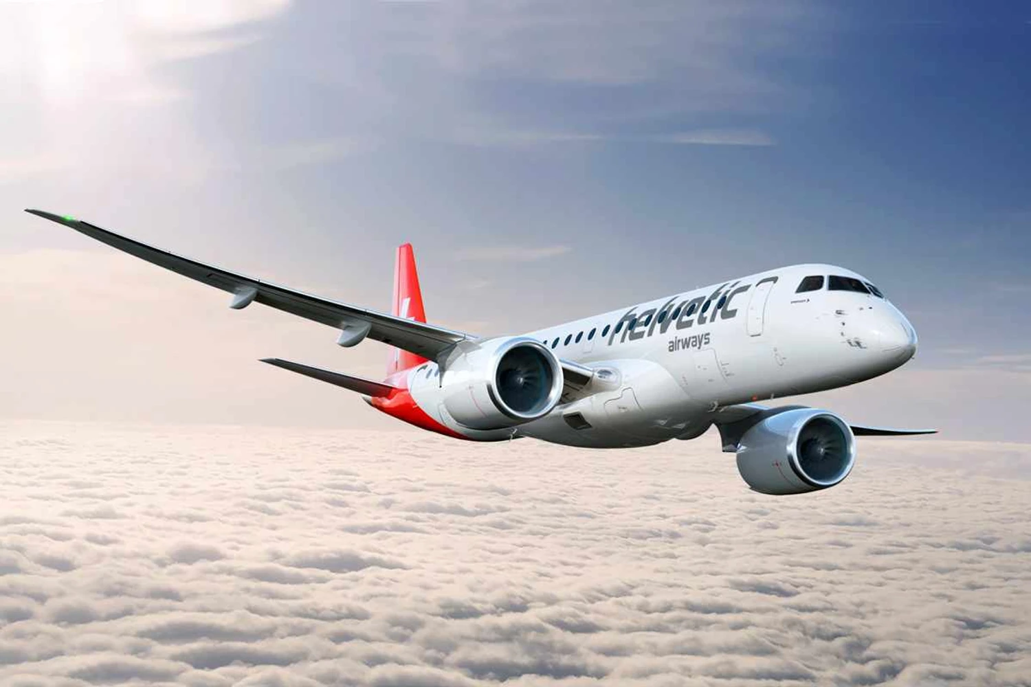 Helvetic Airways completou o voo mais longo de um avião da Embraer