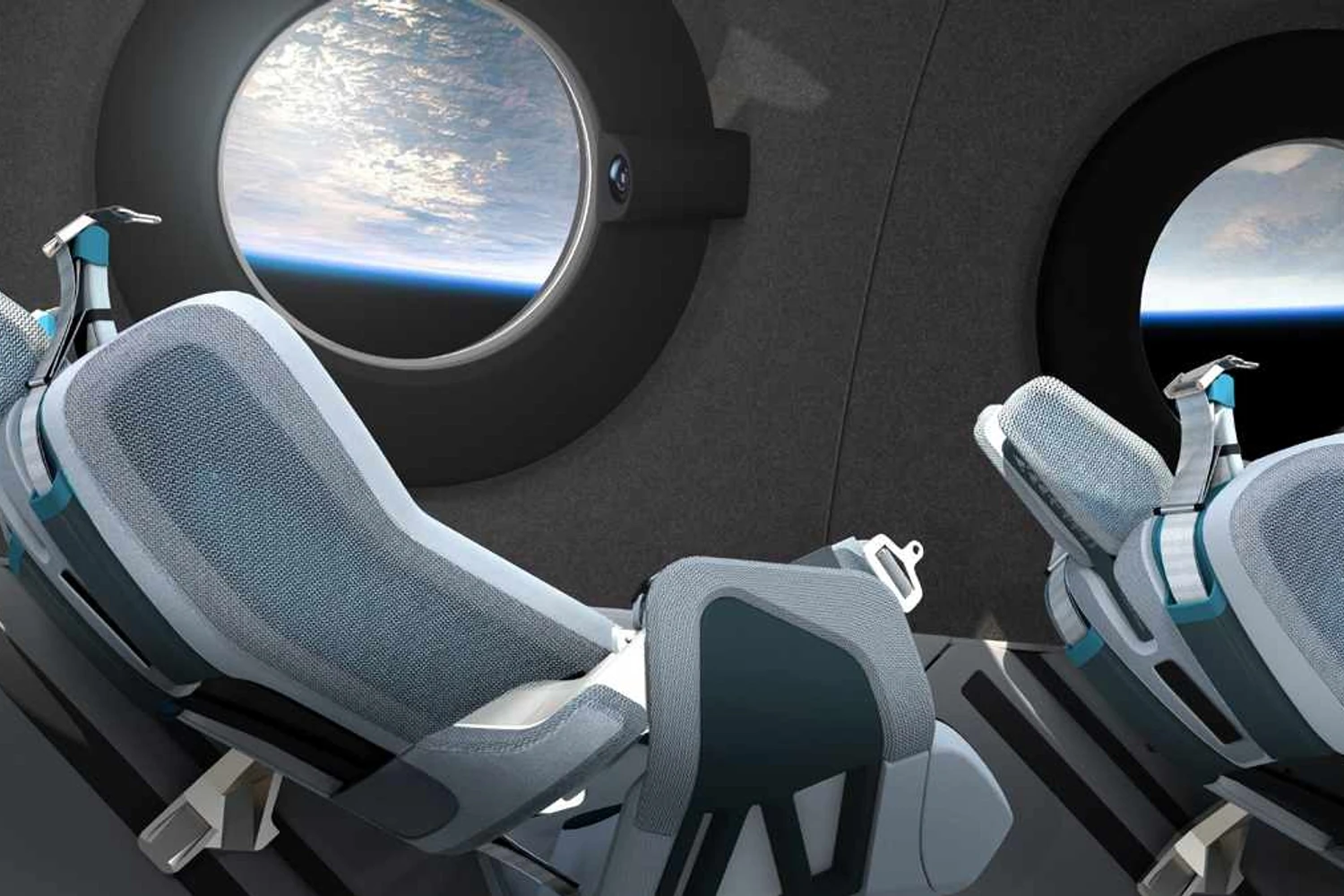 Os assentos poderão ser customizados de acordo com as necessidades dos clientes (Virgin Galactic)