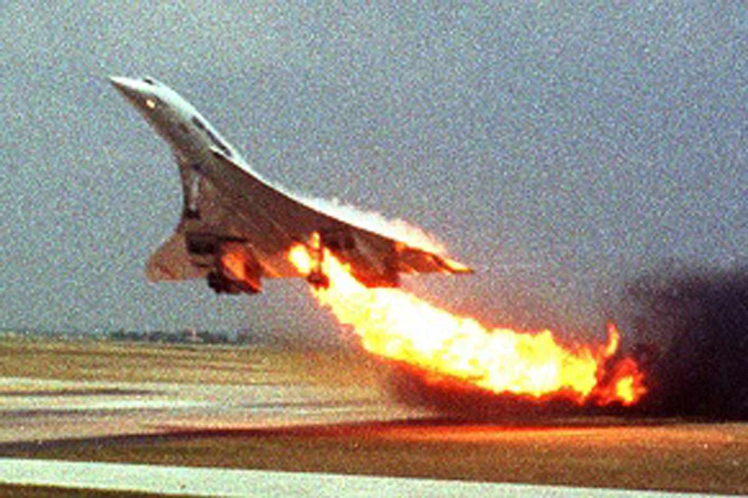 O Concorde teve uma acidente fatal em 2000