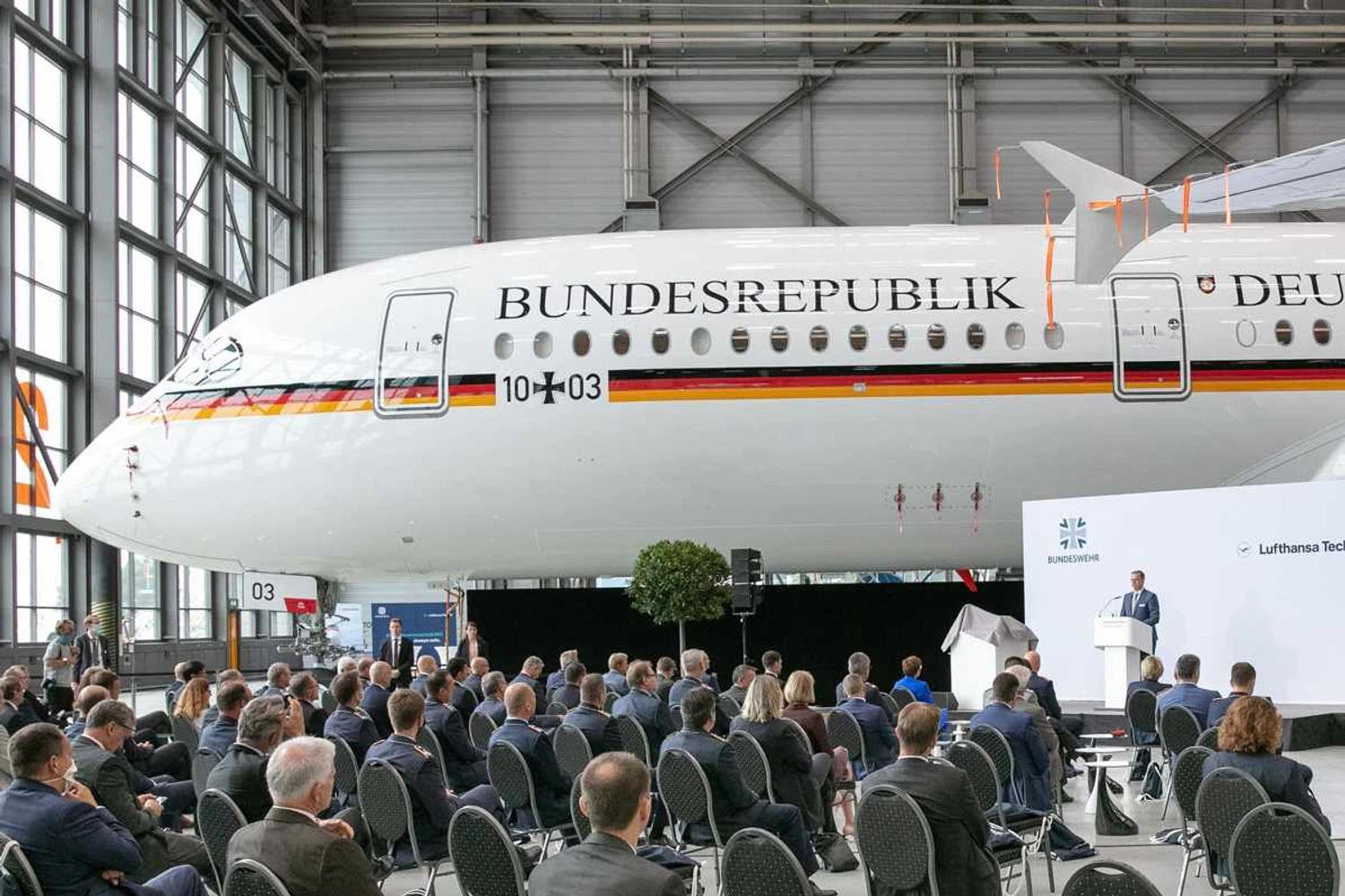 Alemanha recebe primeiro avião presidencial baseado no Airbus A350
