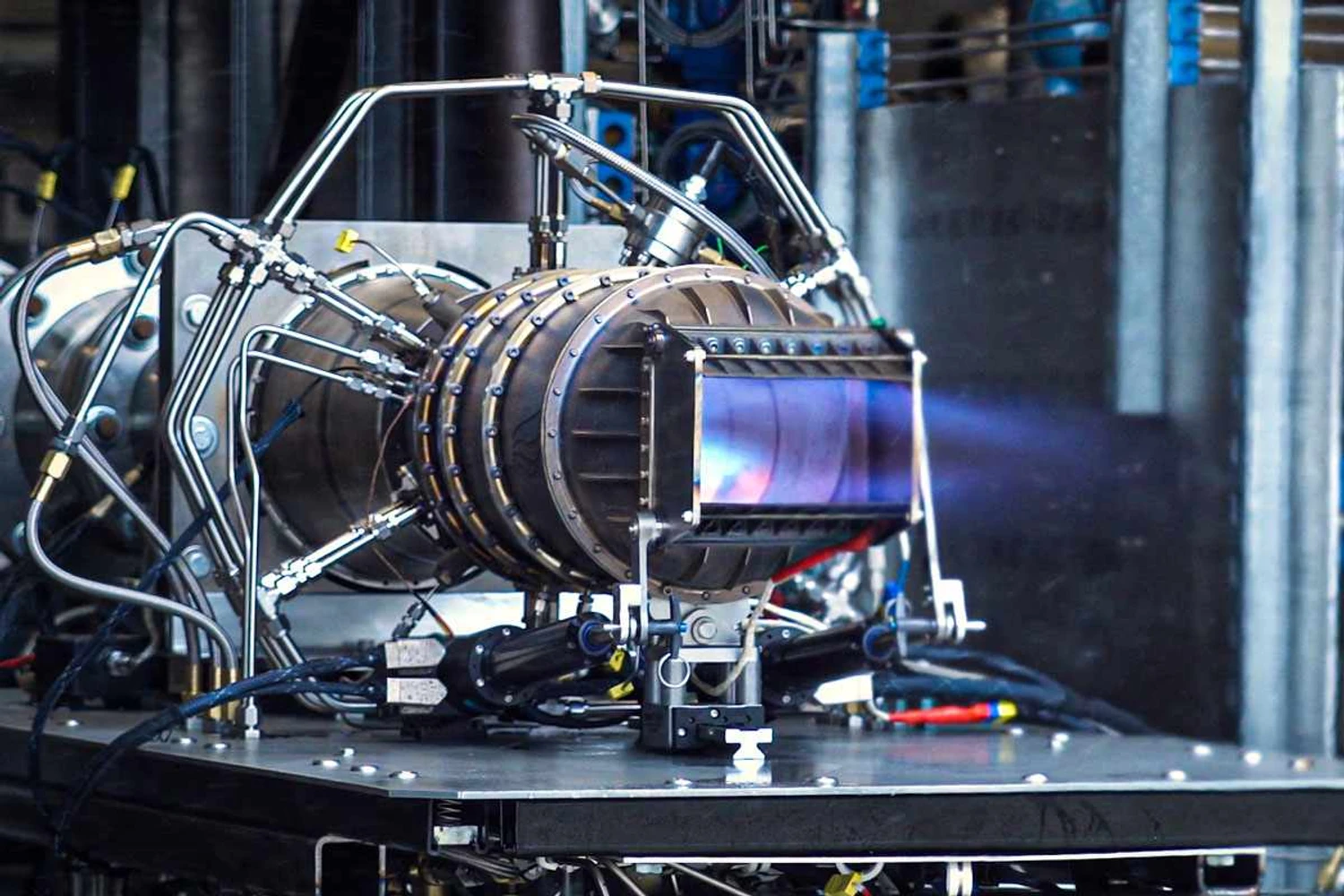 Em fevereiro, a startup testou um motor em bancada que simulou Mach 3.3 (Hermeus)