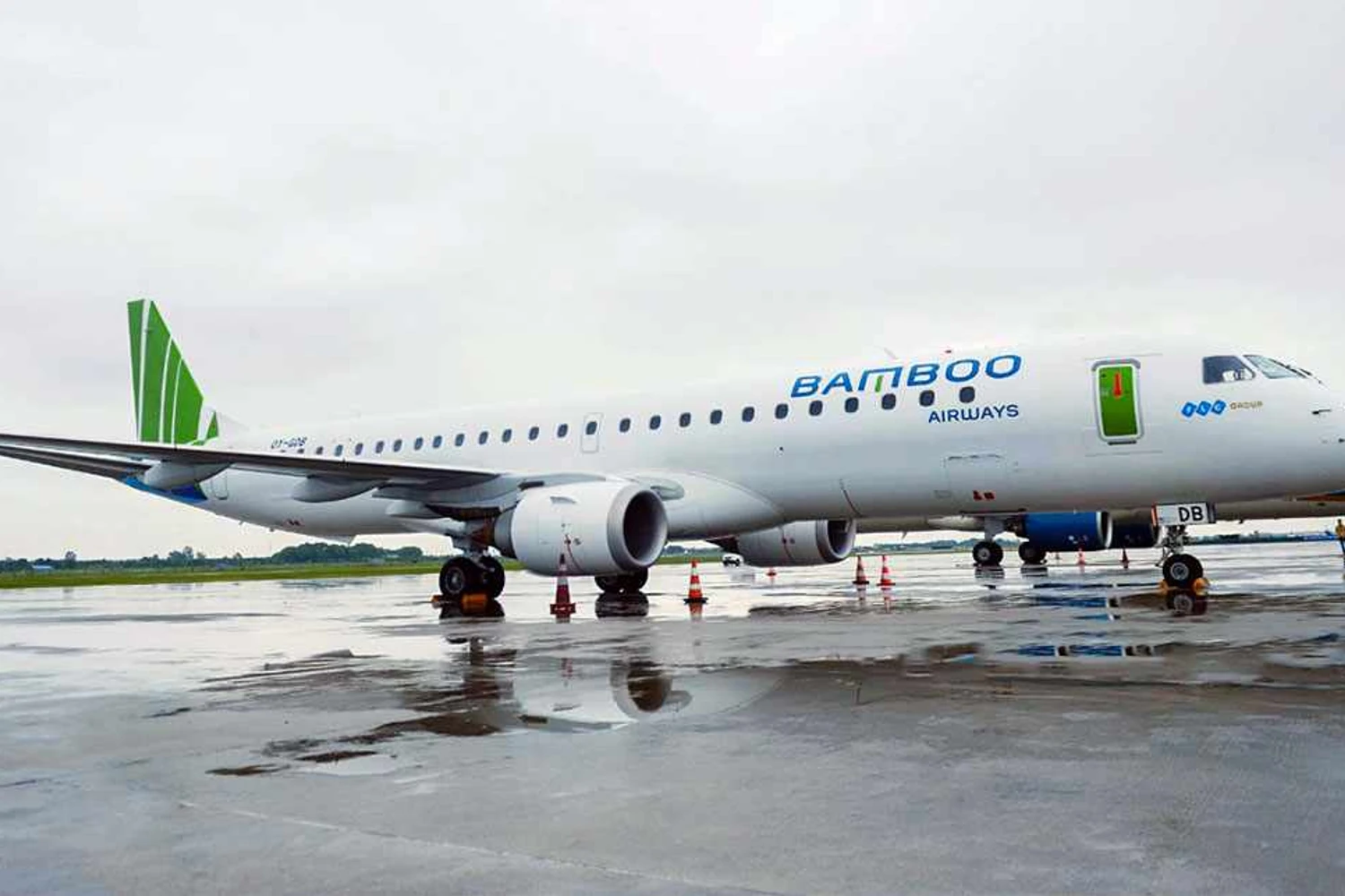 Embraer E195 da Bamboo Airways, empresa aérea do Vietnã