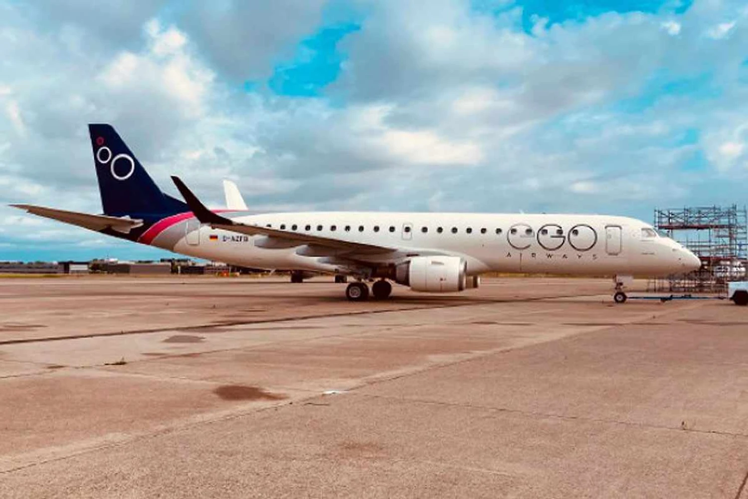 A Ego alugou um E190 alemão (Reprodução)