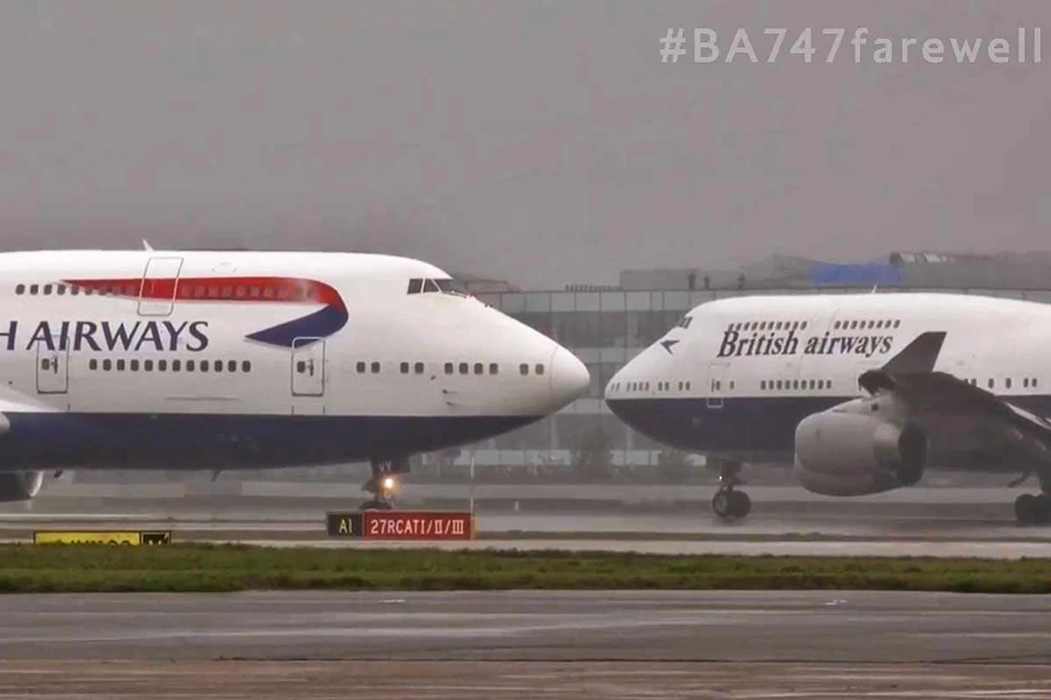 British Airways faz voos de despedida com o Boeing 747