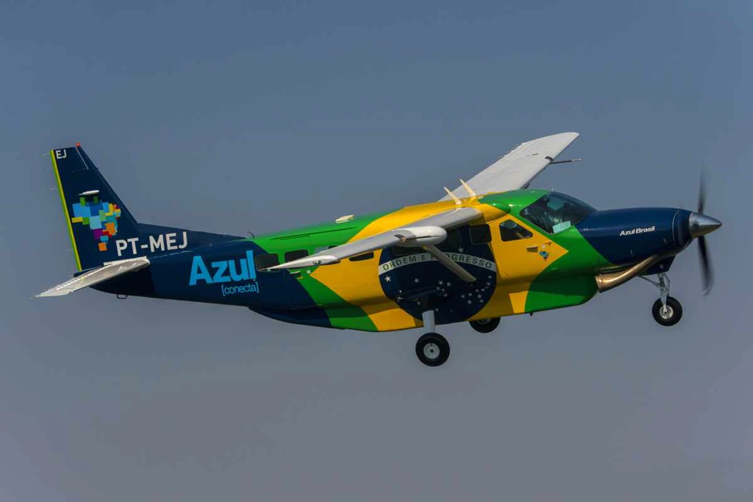 Azul Conecta planeja conversão de seis Caravan com motor híbrido da Ampaire