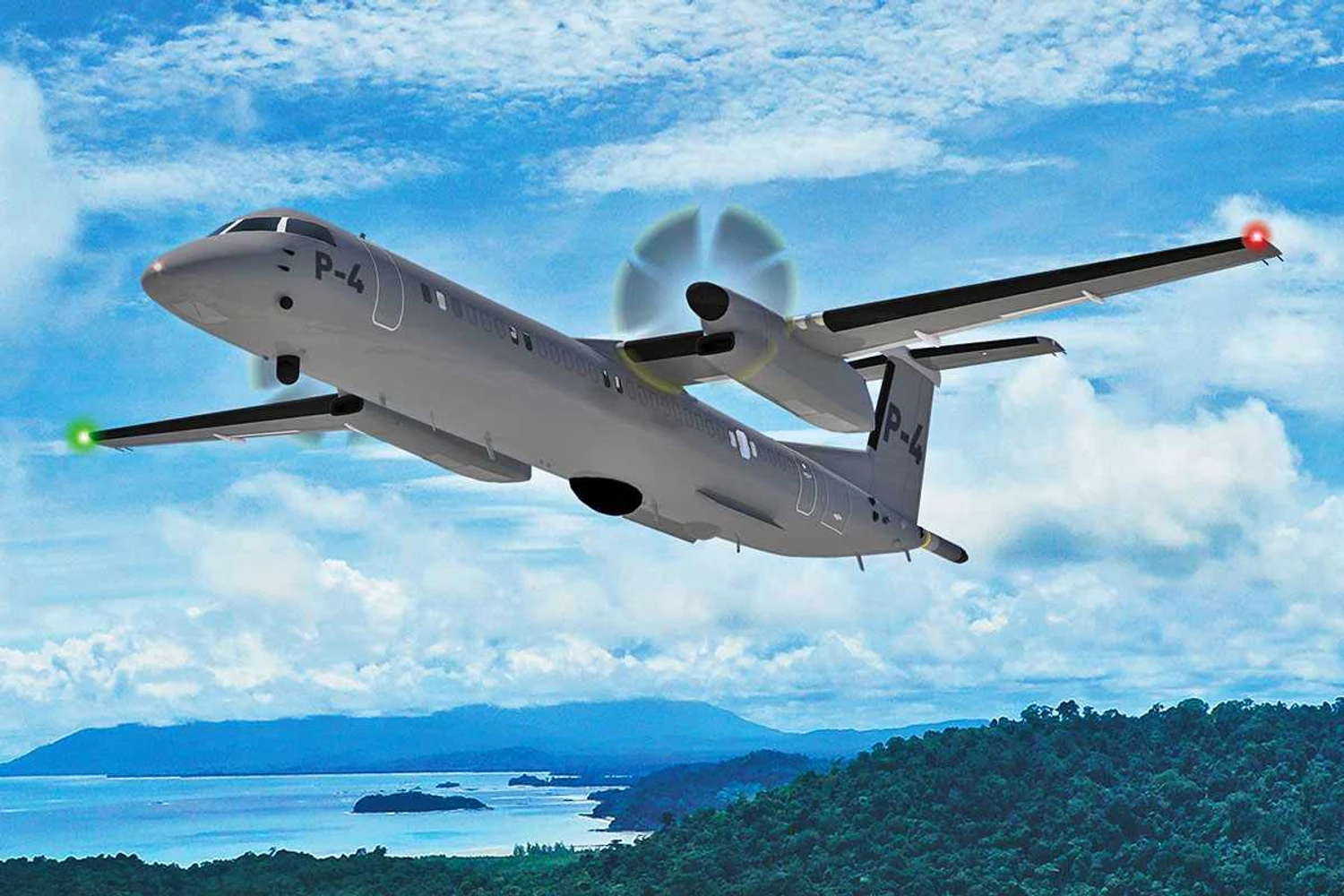 De Havilland lança o Dash 8 P-4, de patrulha marítima