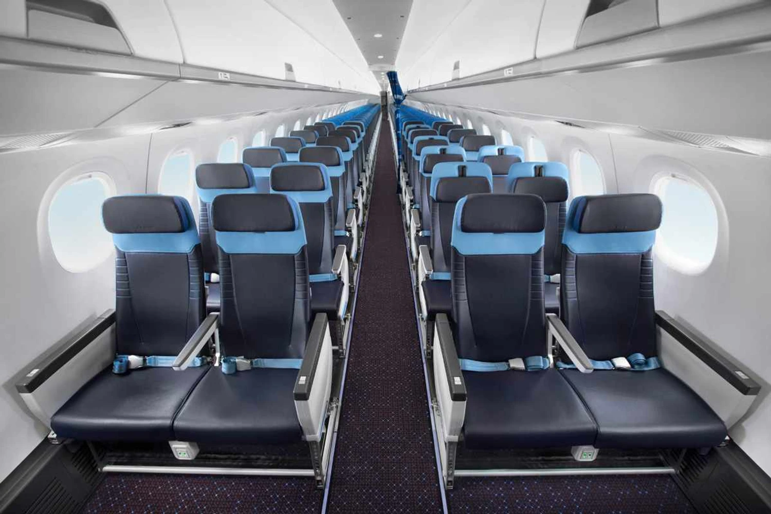 Jatos E195-E2 da KLM têm 132 assentos