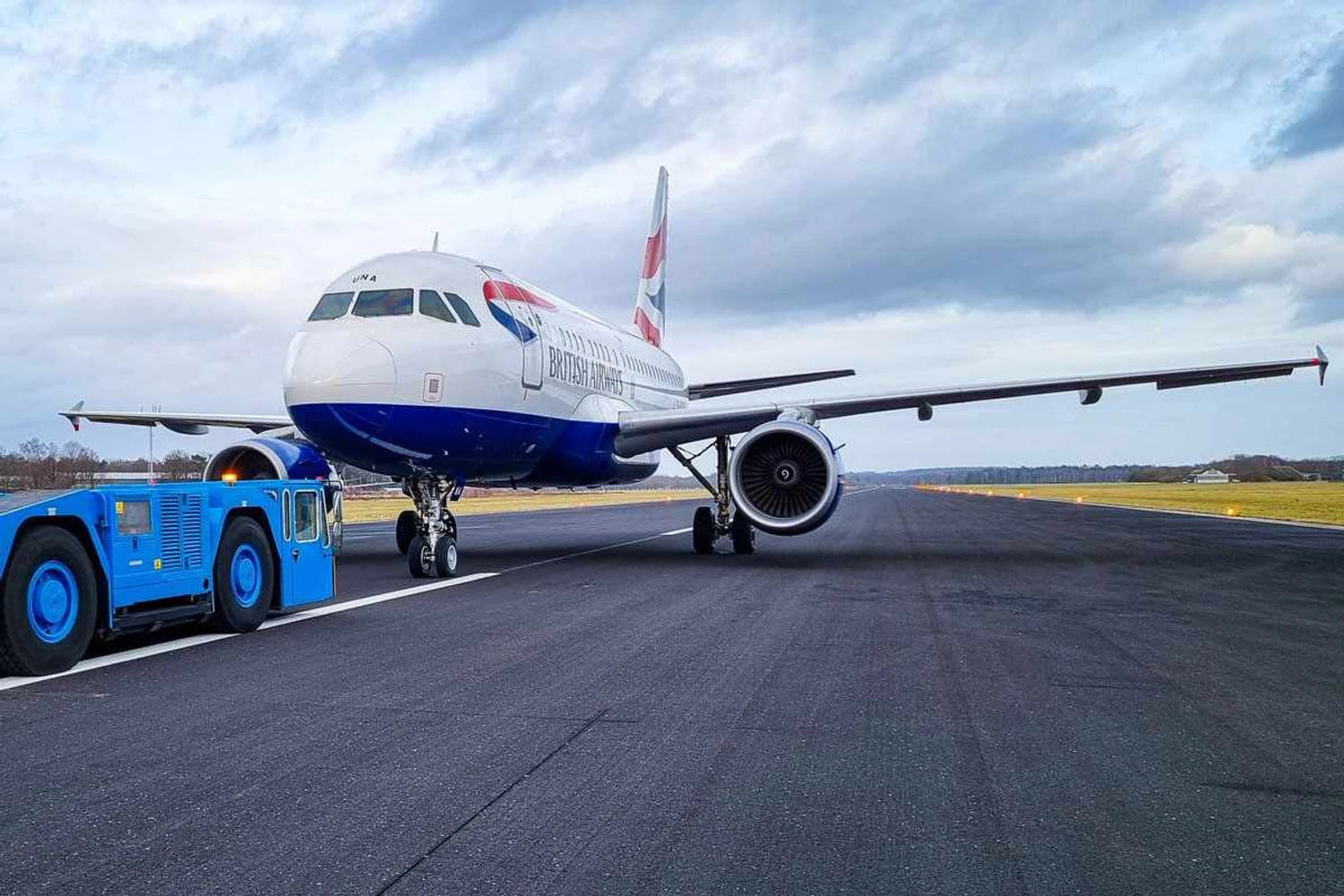 'Jato executivo' da British Airways, único A318 fez voo de despedida nesta semana