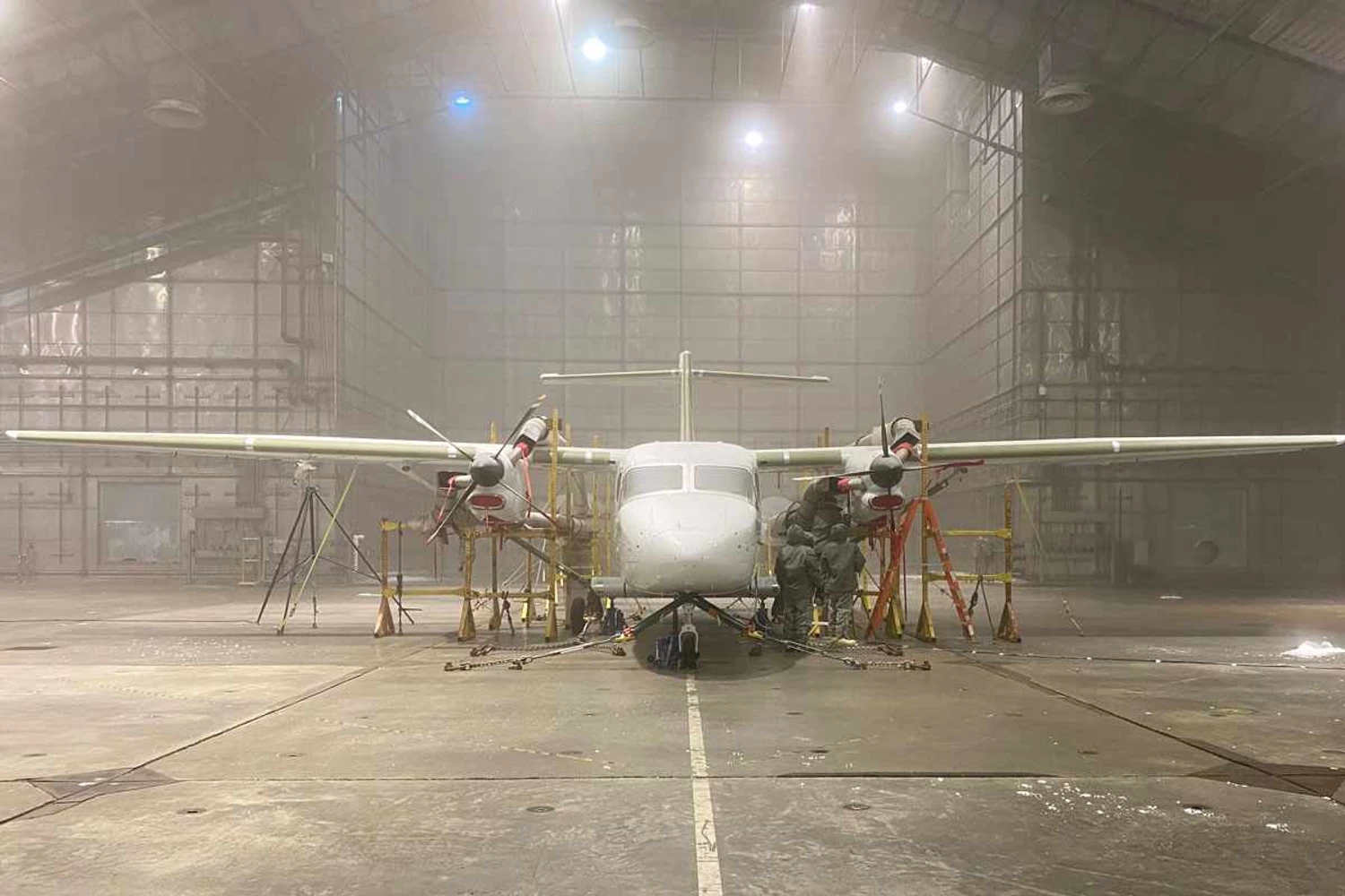 O SkyCourier passa por testes em ambientes gelados (Textron)