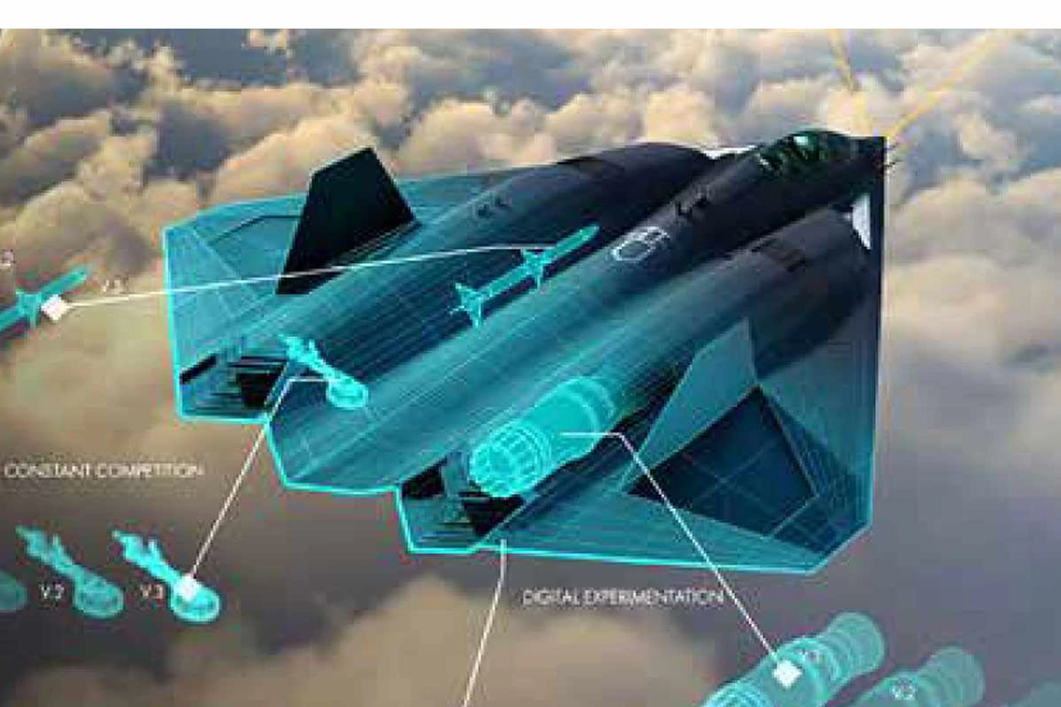 USAF alleged artwork of the NGAD program (USAF)
