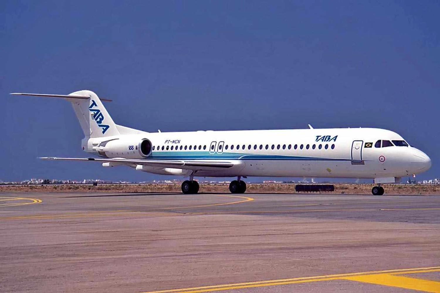 Fokker 100 da TABA (Pedro Aragão)