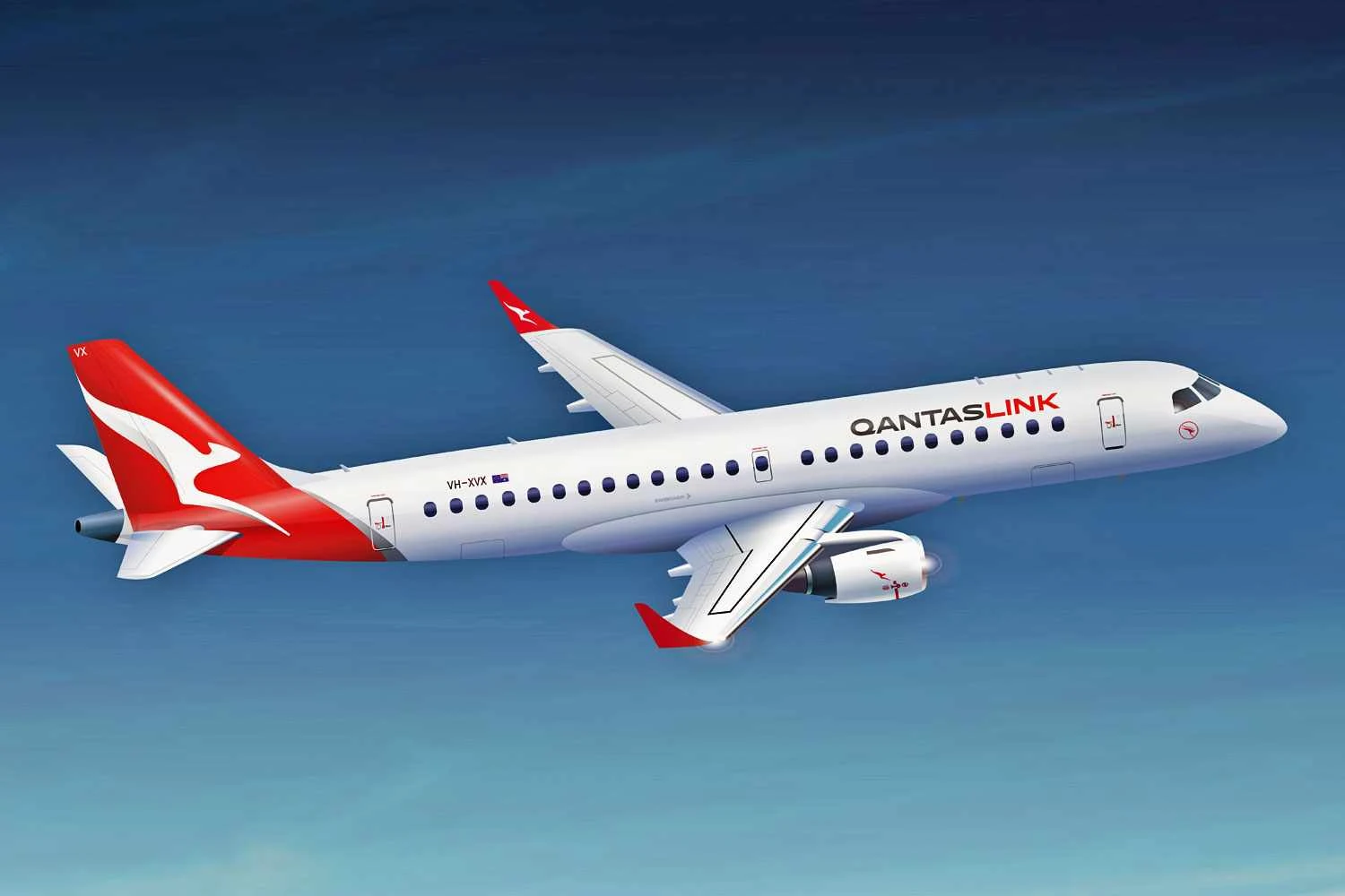 Qantas agora prevê contar com 18 jatos E190 da Embraer
