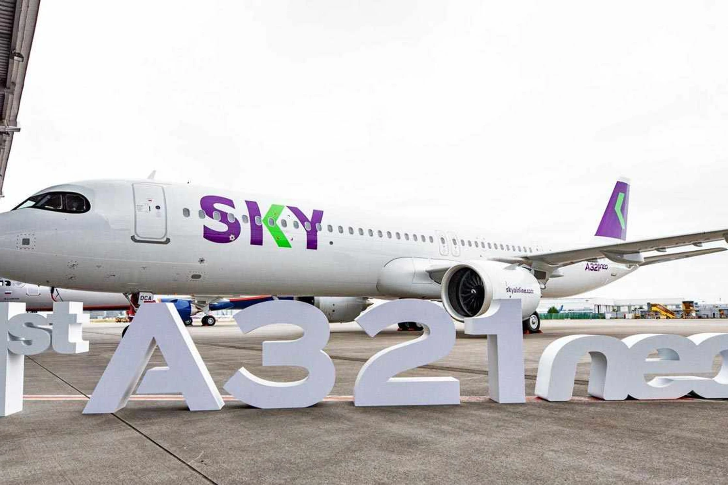 Chilena SKY recebe seu primeiro A321neo