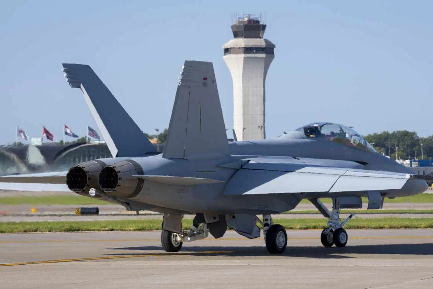 The first F/A-18 Super Hornet Block III (Boeig)