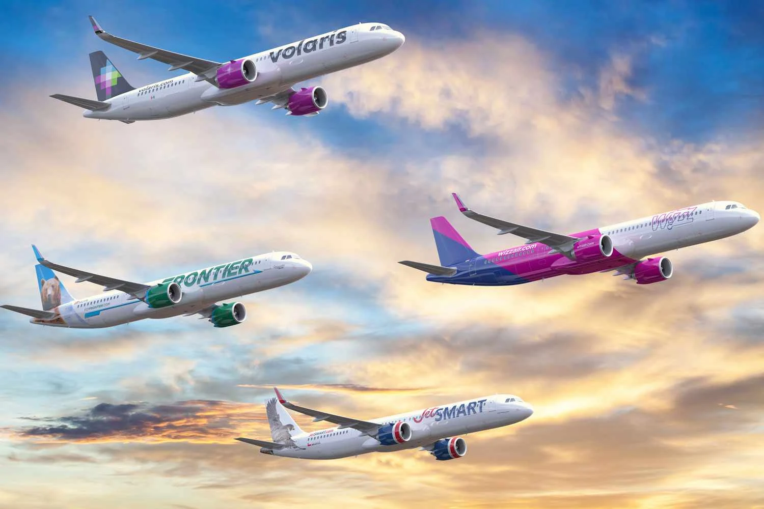 A JetSmart contará com mais 23 jatos A321neo no futuro (Airbus)
