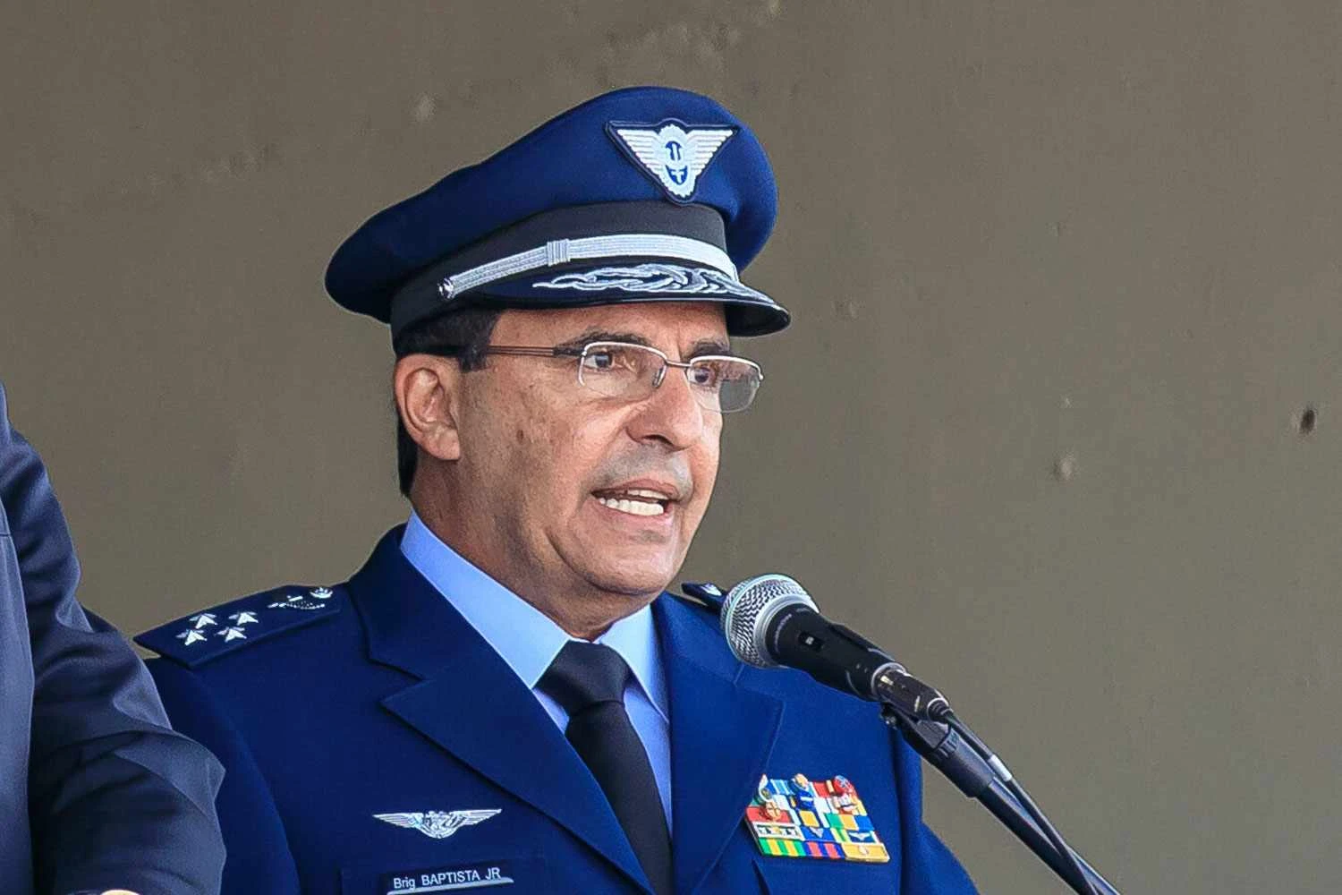 O Comandante da Aeronáutica Tenente-Brigadeiro do Ar Carlos de Almeida Baptista Junior (FAB)