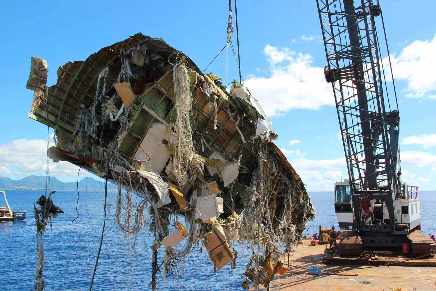Parte da carga foi resgatada pela operação (NTSB)