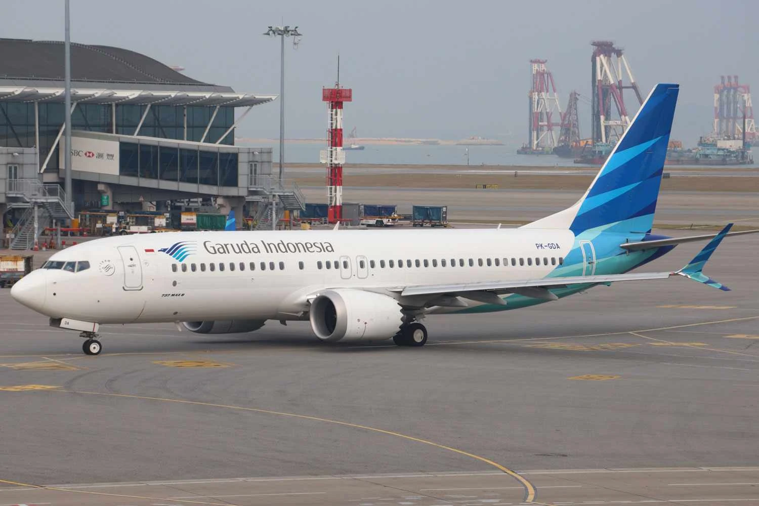 O único Boeing 737 MAX 8 da Garuda Indonesia (Kwok Ho Eddie Wong)