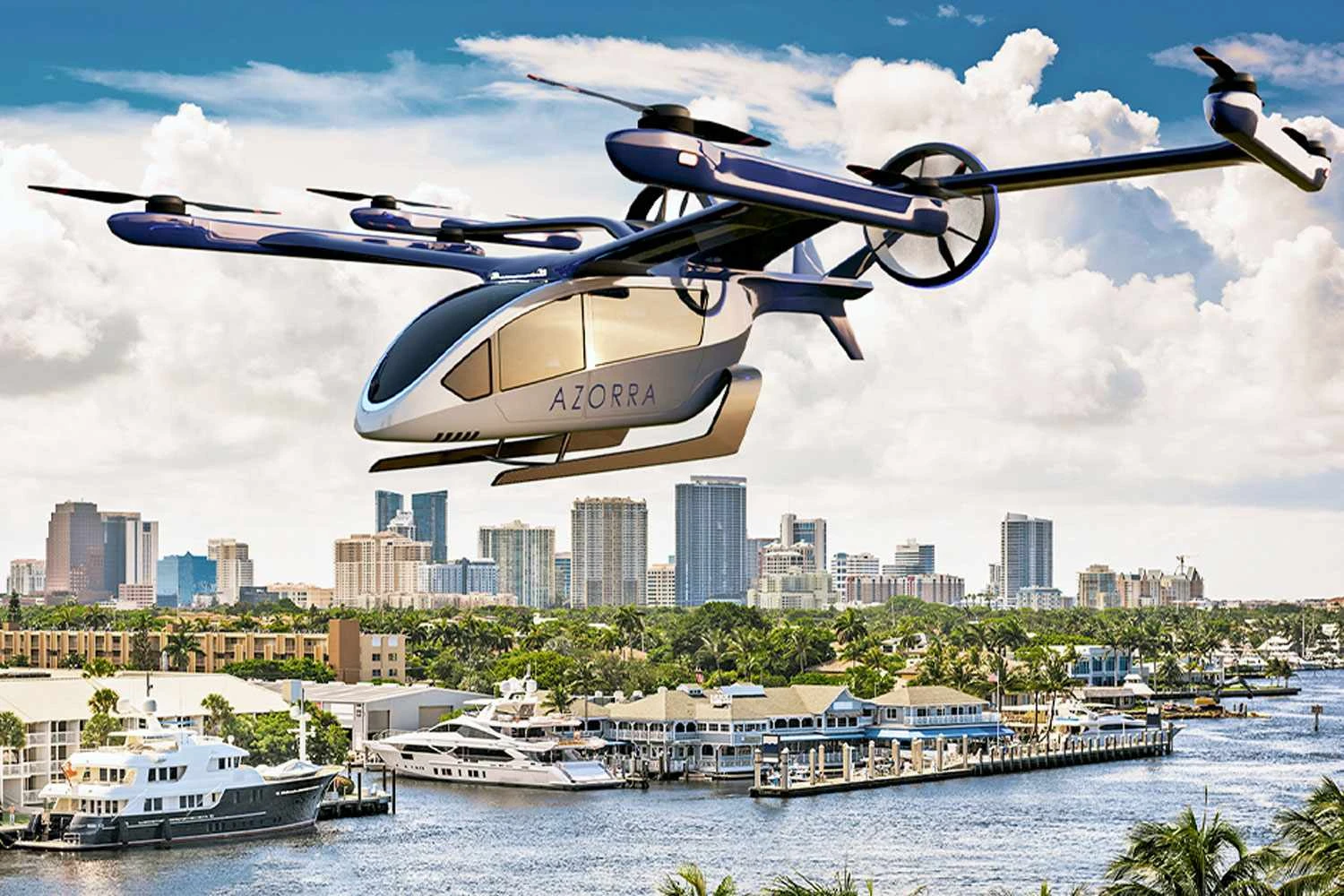 A Azorra assinou carta de intenção para 200 eVTOL da Embraer