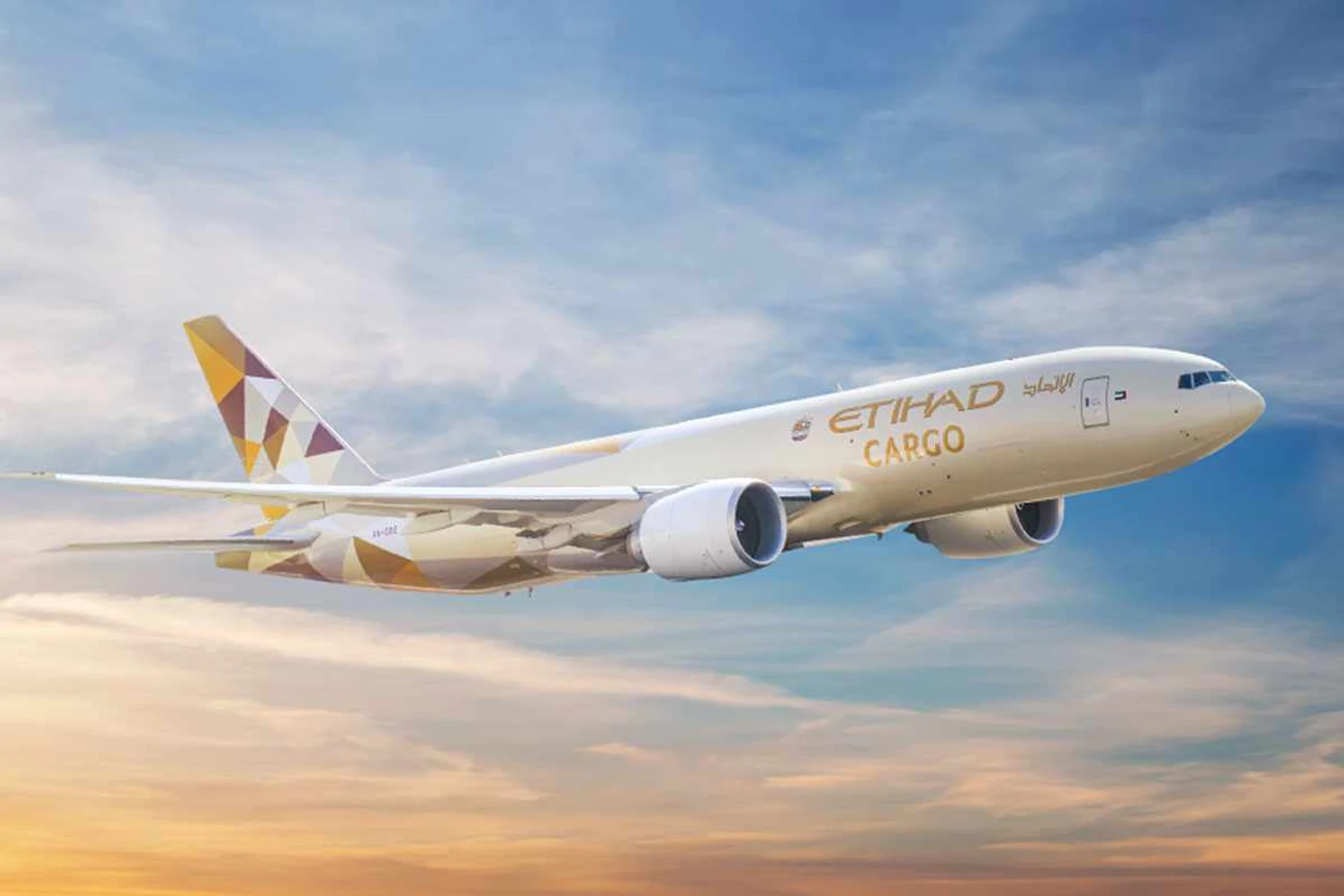A Etihad possui cinco jatos cargueiros Boeing 777F (Divulgação)