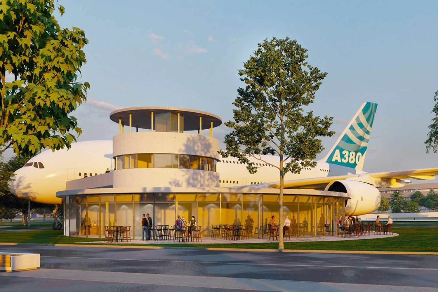 O projeo do engenheiro da Airbus prevê 31 quartos além de um restaurante externo (Envergure)