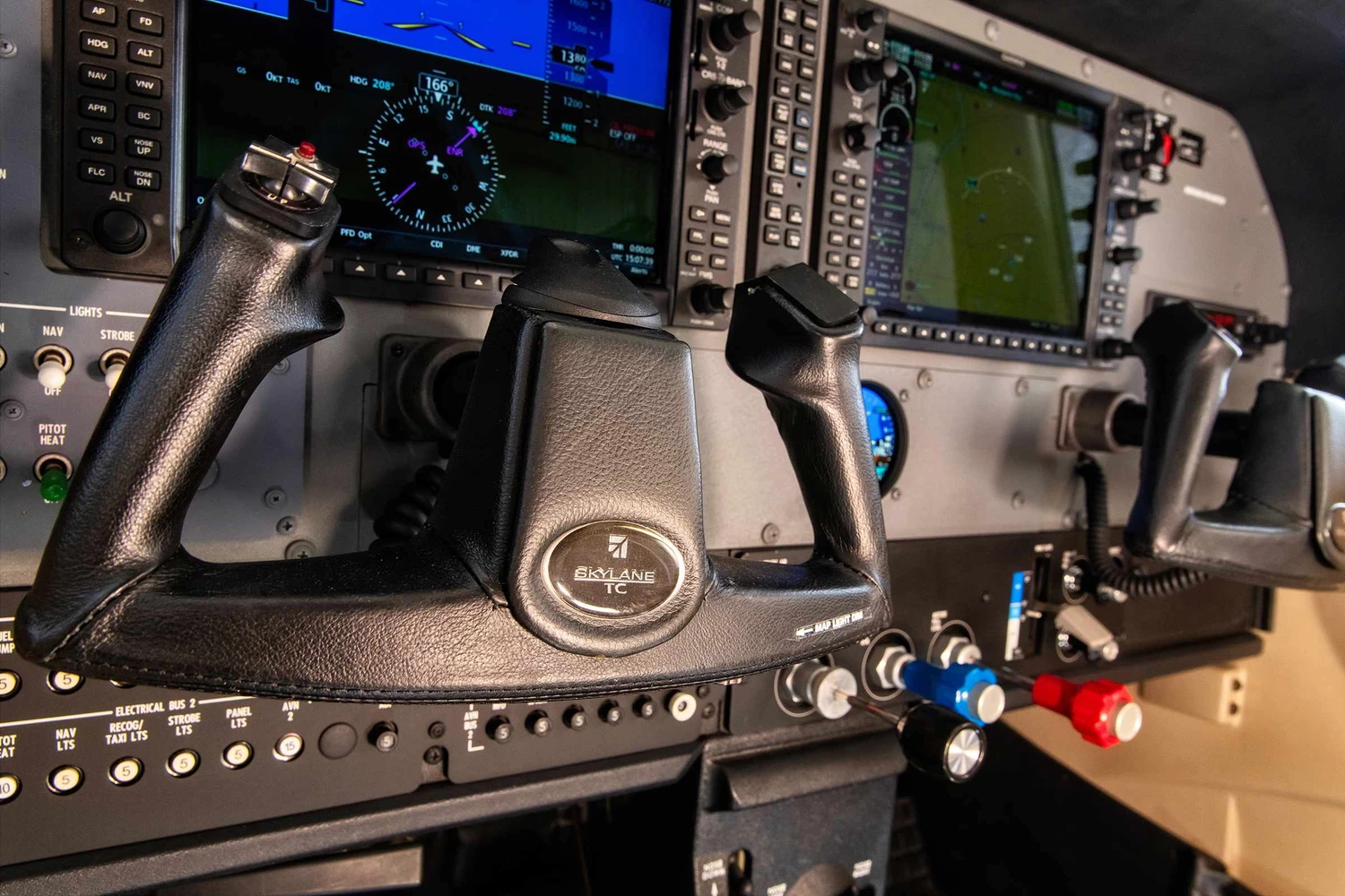 Interior do Cessna Turbo Skylane foi atualizado Foto: Textron