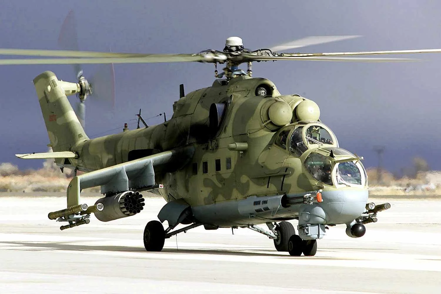 O Mil Mi-24 'Hind', famoso durante a Guerra Fria