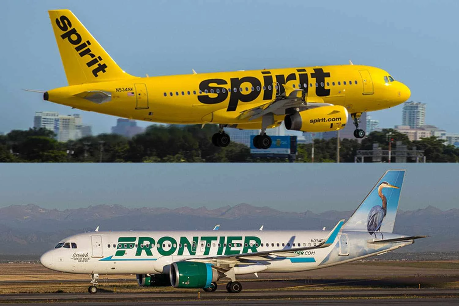 Companhias Spirit e Frontier anunciam fusão para formar 5ª maior aérea dos EUA