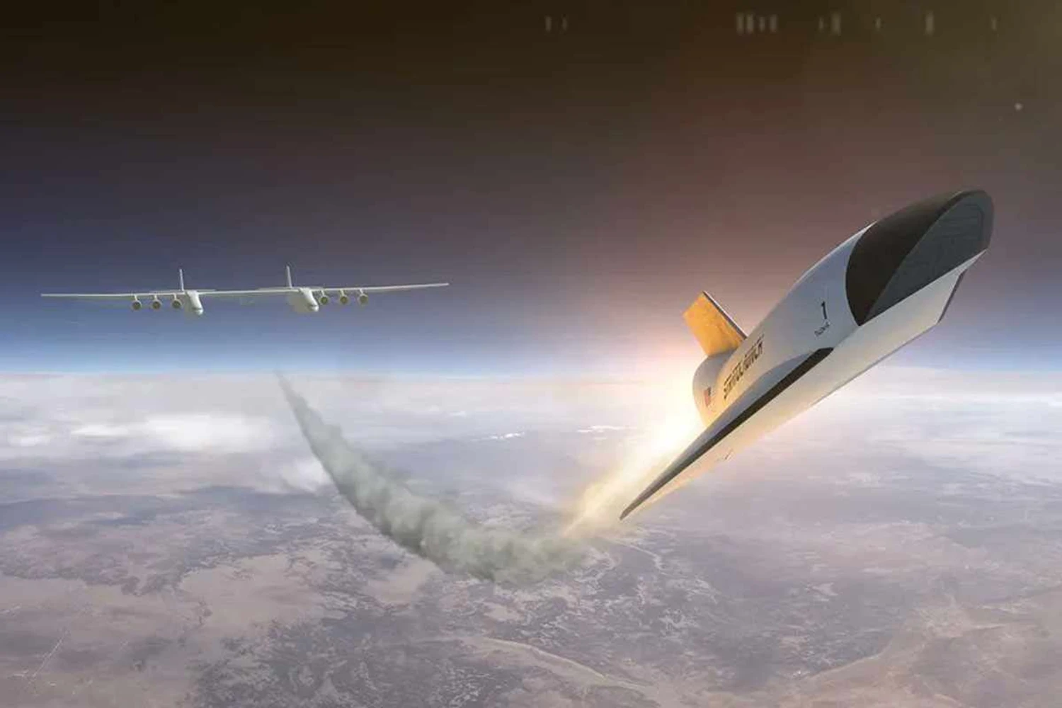 O Roc será usado em lançamentos aéreos de veículos hipersônicos (Stratolaunch)