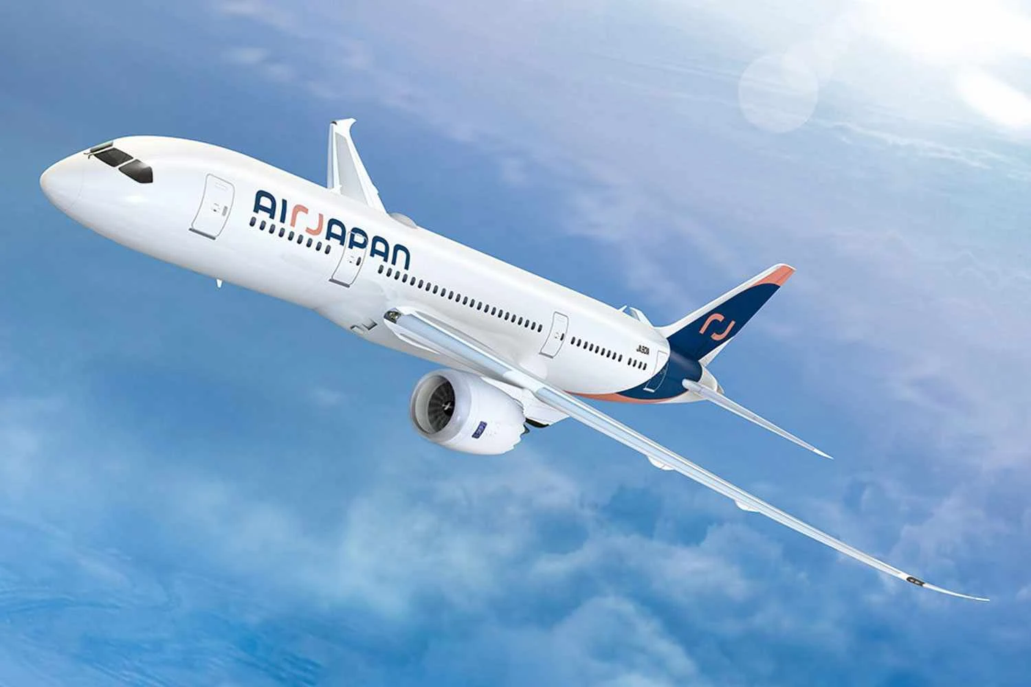 A AirJapan voa com Boeings 787 cedidos pela ANA
