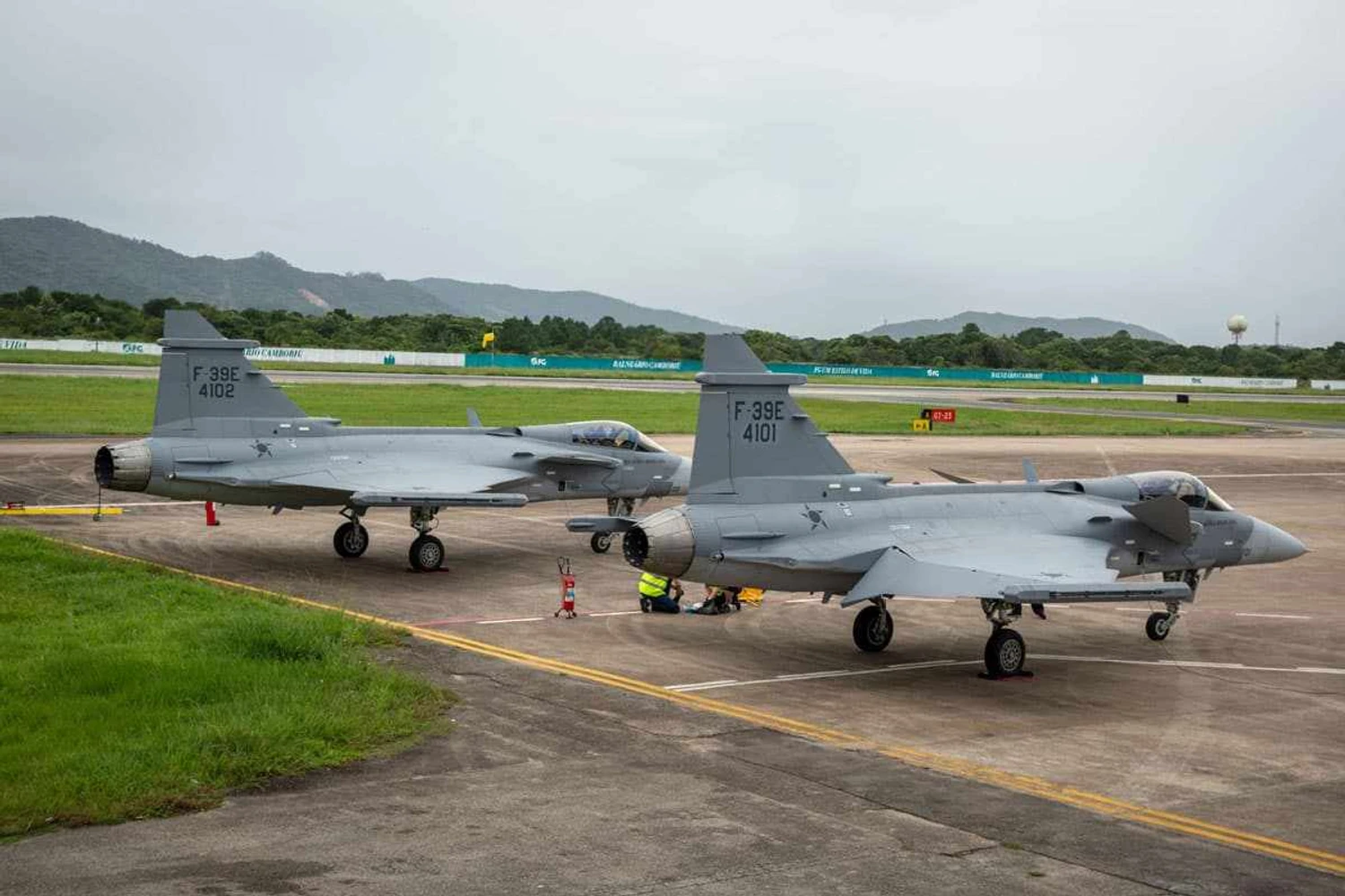 A FAB tem oito caças Gripen E ativos