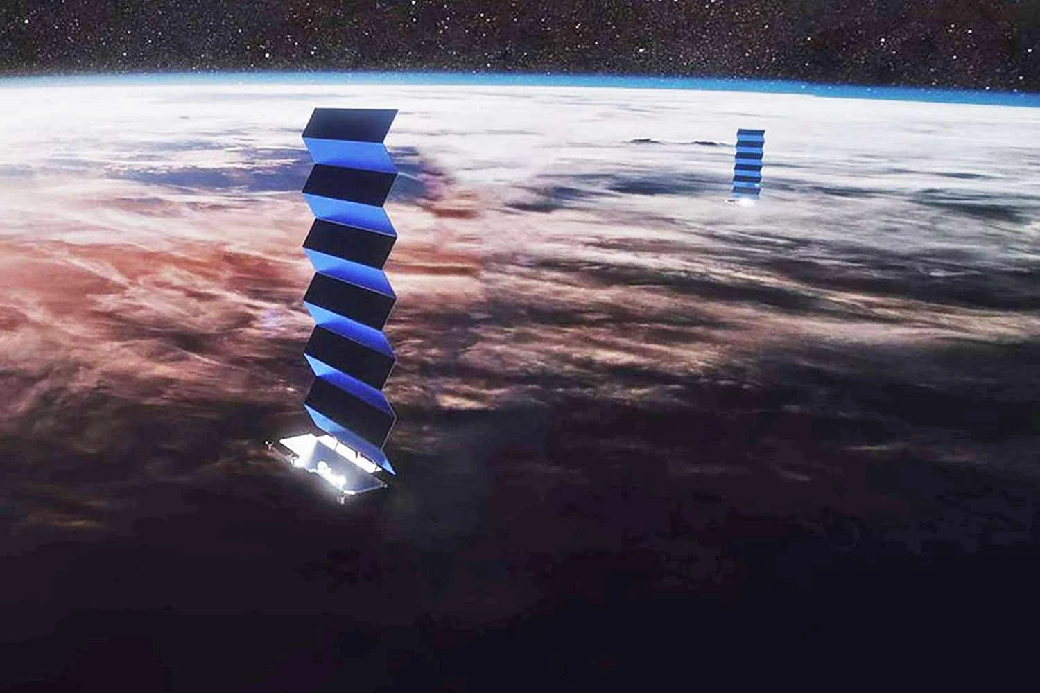 A SpaceX já lançou mais de 2 mil satélites Starlink ao espaço (SpaceX)