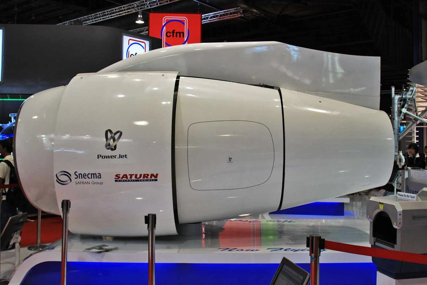Motor Powerjet SaM146 que equipa o avião russo (Kentaro Iemoto)