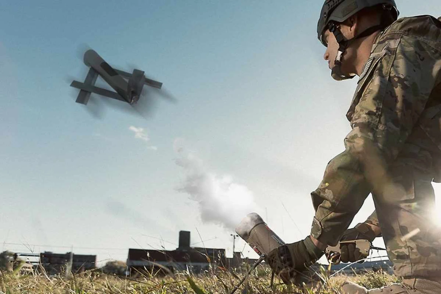 O drone Switchblade pode ser usado contra alvos estacionários ou em movimento (Divulgação)