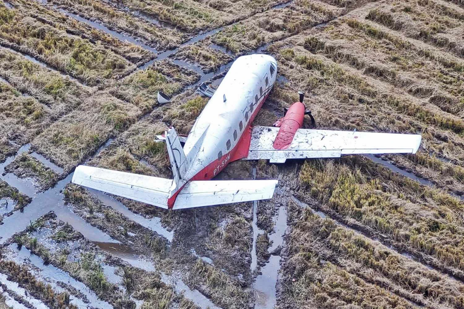 A aeronave foi fabricada em 1985 a pedido da Bradesco Seguros (BM)