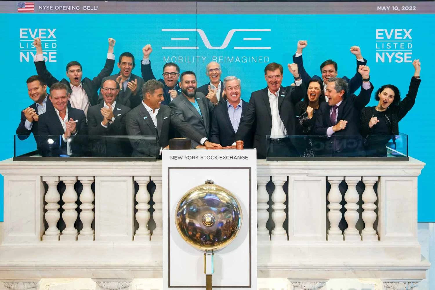 Eve estreia na Bolsa de Valores de NY com ações em queda de 23%