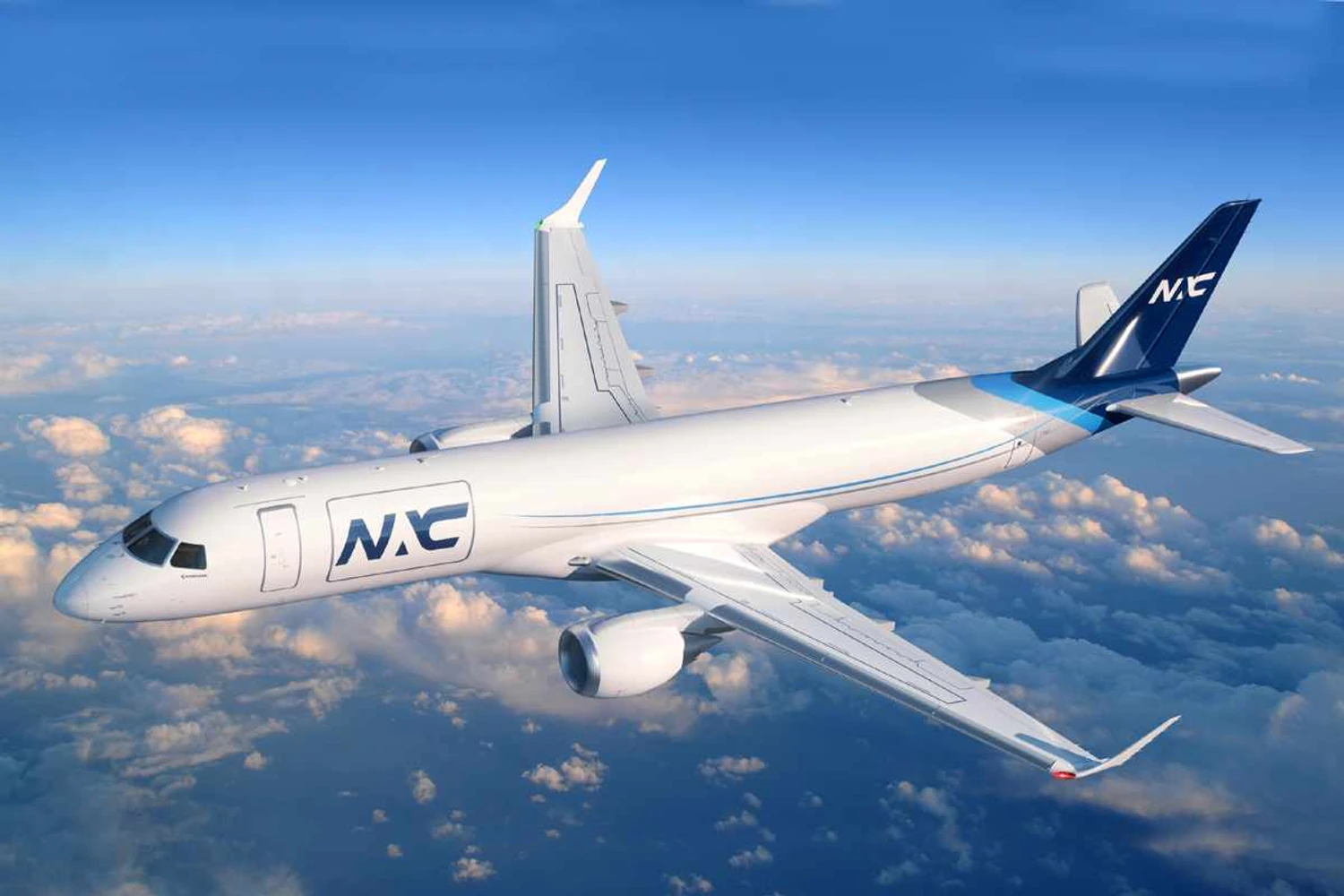Os E-Jets destinados a conversão virão da frota da própria NAC (Embraer)