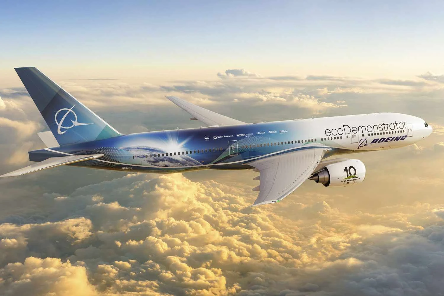 Boeing apresenta seu novo avião "ecoDemonstrador"